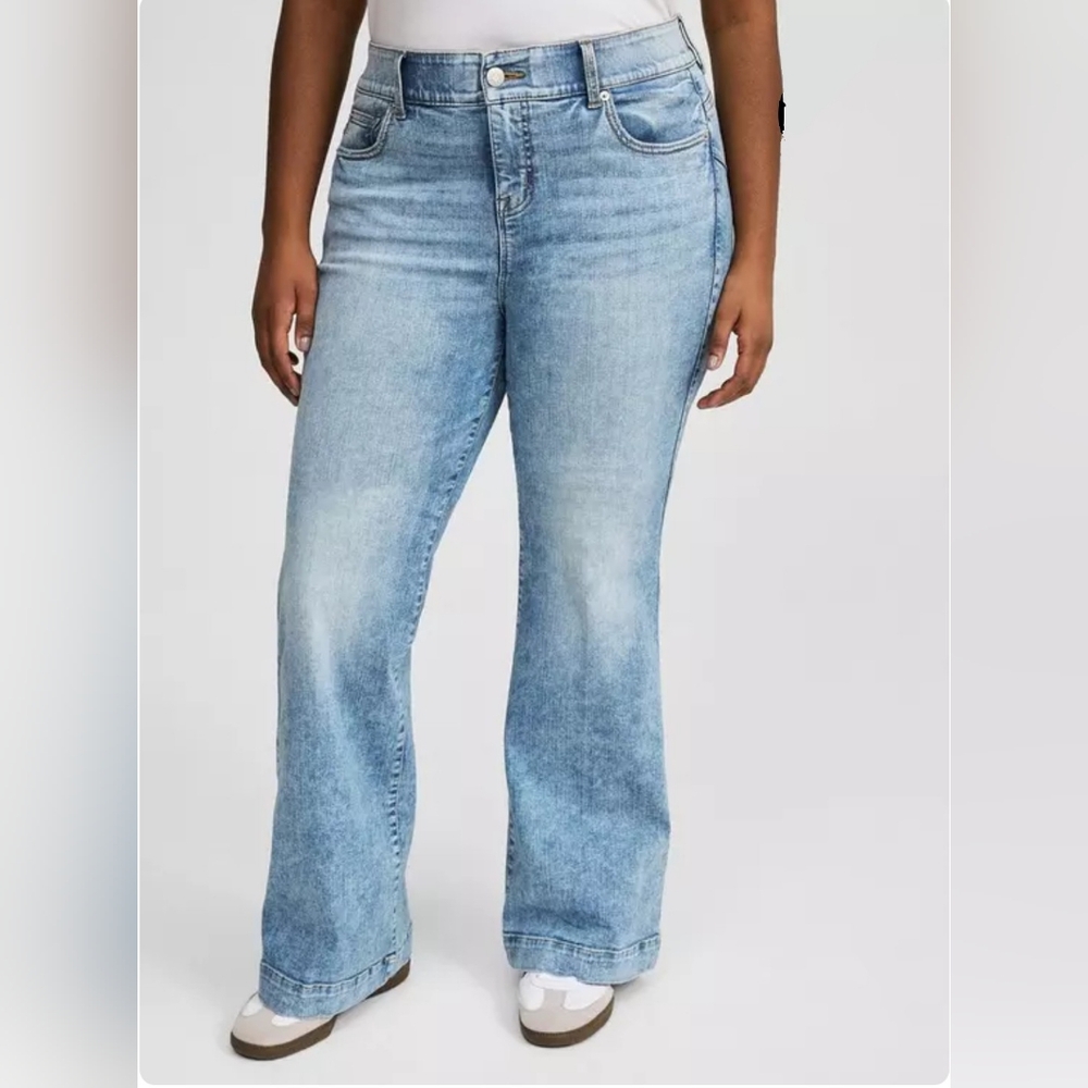 Torrid Light Blue Flare & Wide Leg Jeans